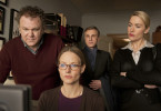 Noch ist alles ruhig: John C. Reilly, Jodie
Foster, Christoph Waltz und Kate Winslet (v.l.)